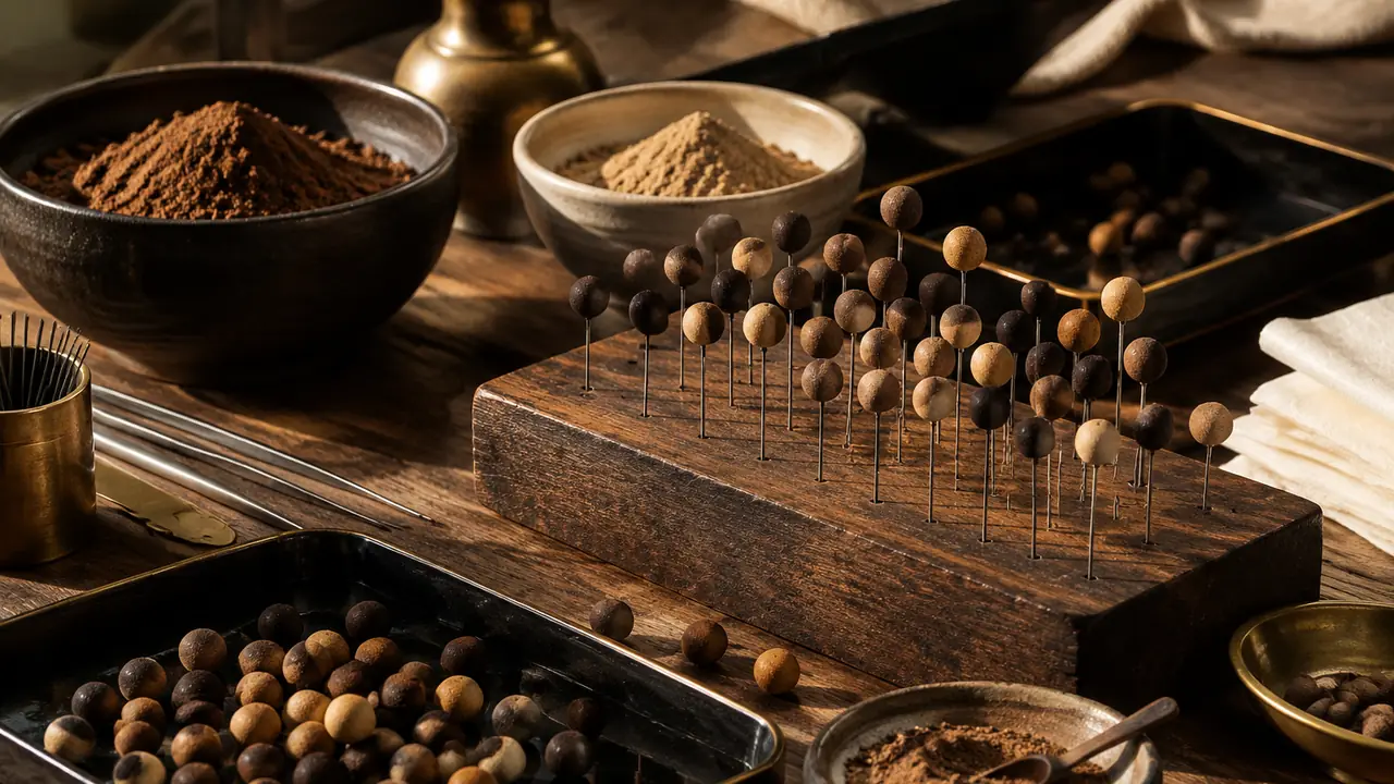 Pressing incense tablets: molds, relief, drying - Craft and process